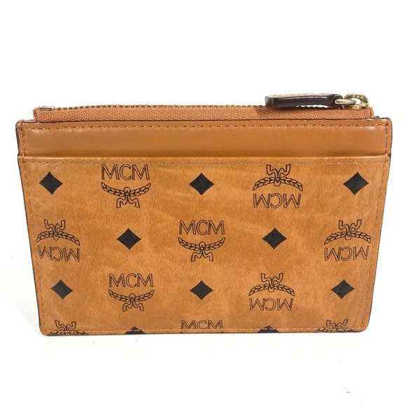 MCM collaboration Sam by Pen Wallet Rait Visetos brown leather - Picture 2 of 11